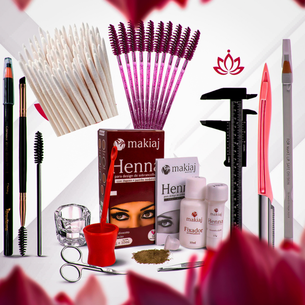 Kit Sobrancelha Henna Profissional
