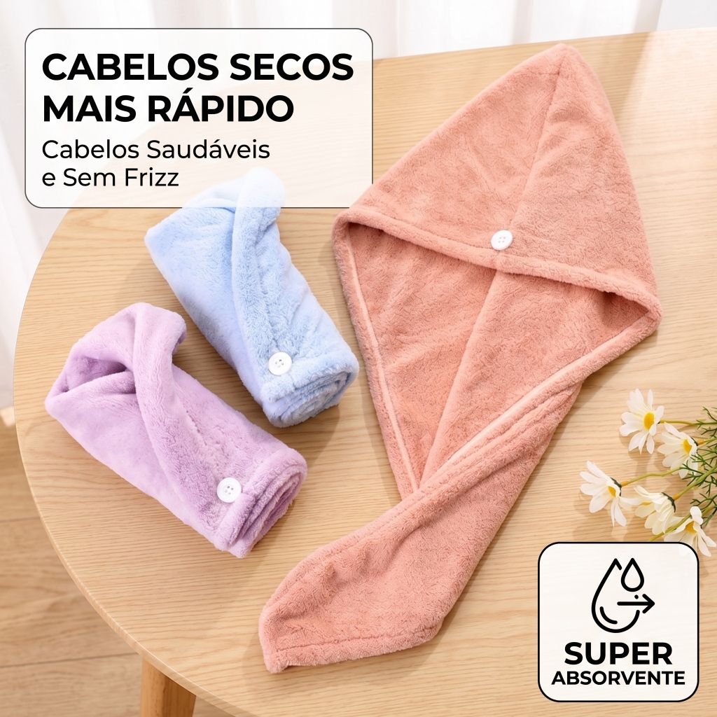Kit Toalhas Microfibra