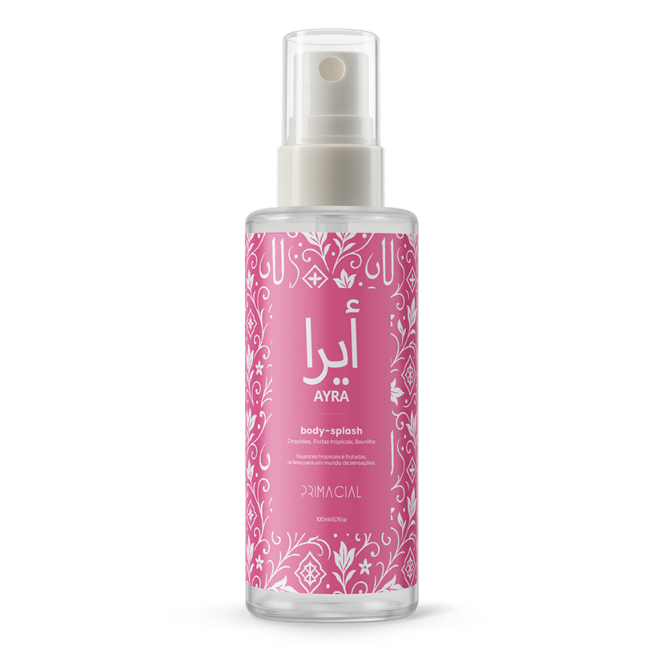 Body Splash Feminino Arabe Ayra 100ml - Primacial Perfume Floral